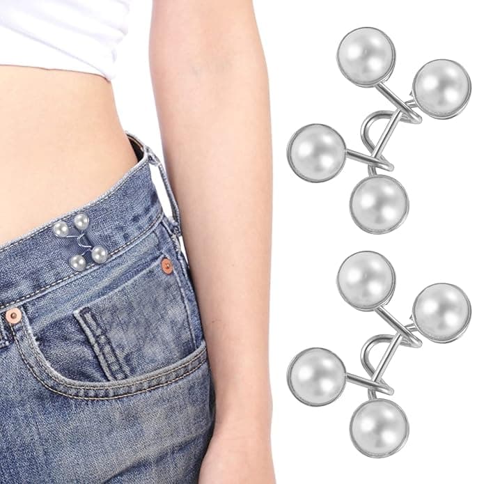 Adjustable Jeans Button,2 Sets Jeans