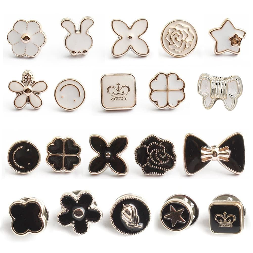 20pcs Brooch Pins for Women Cover Up Button Pins