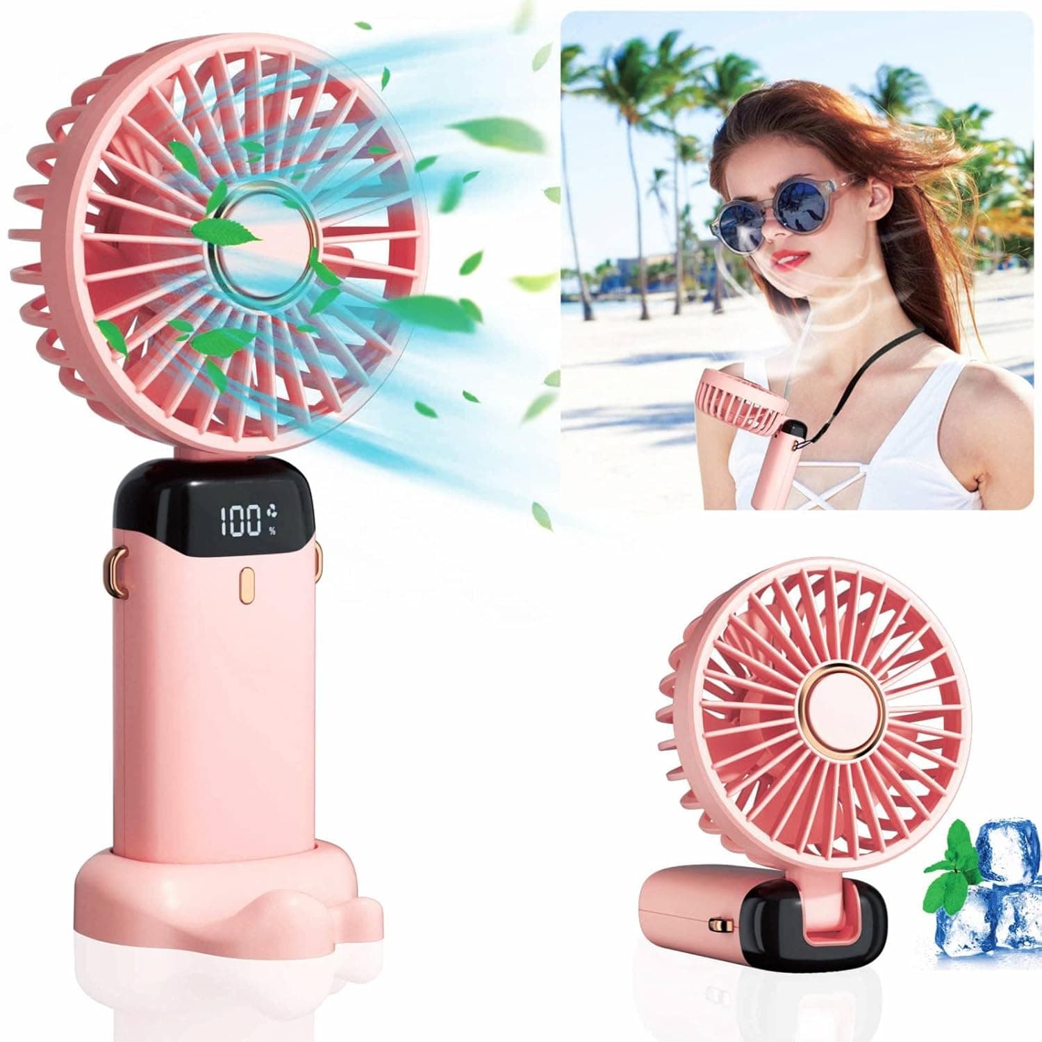 Portable Fan, Mini Fan Personal Fan Handheld Fan