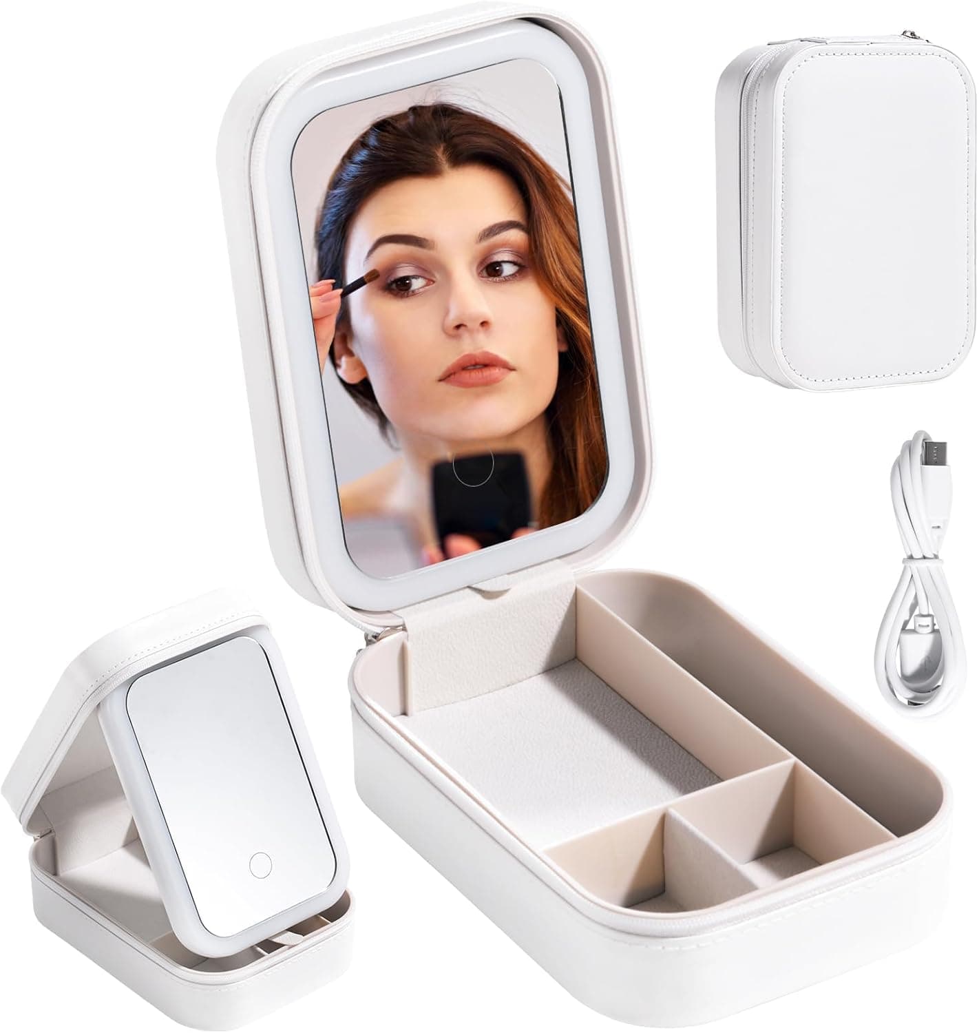 Portable LED Makeup Mirror