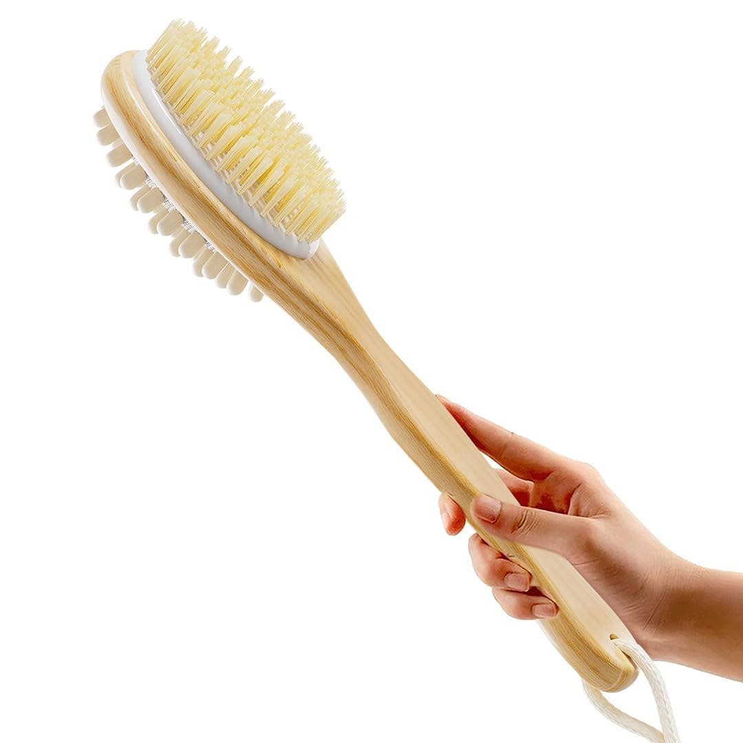 2-in-1 Long Handle Body Brush