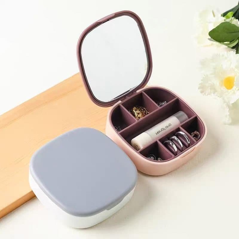 Mini Jewellery Box With Mirror
