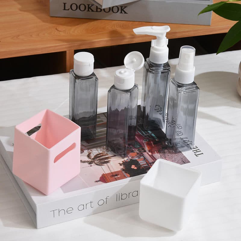 4 in 1 SQUARE Travel Bottles