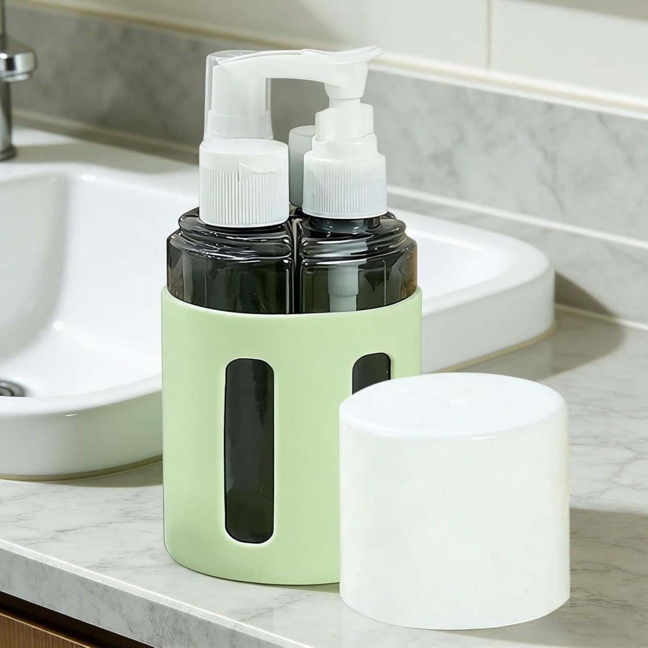 4 in 1 ROUND Travel Bottles