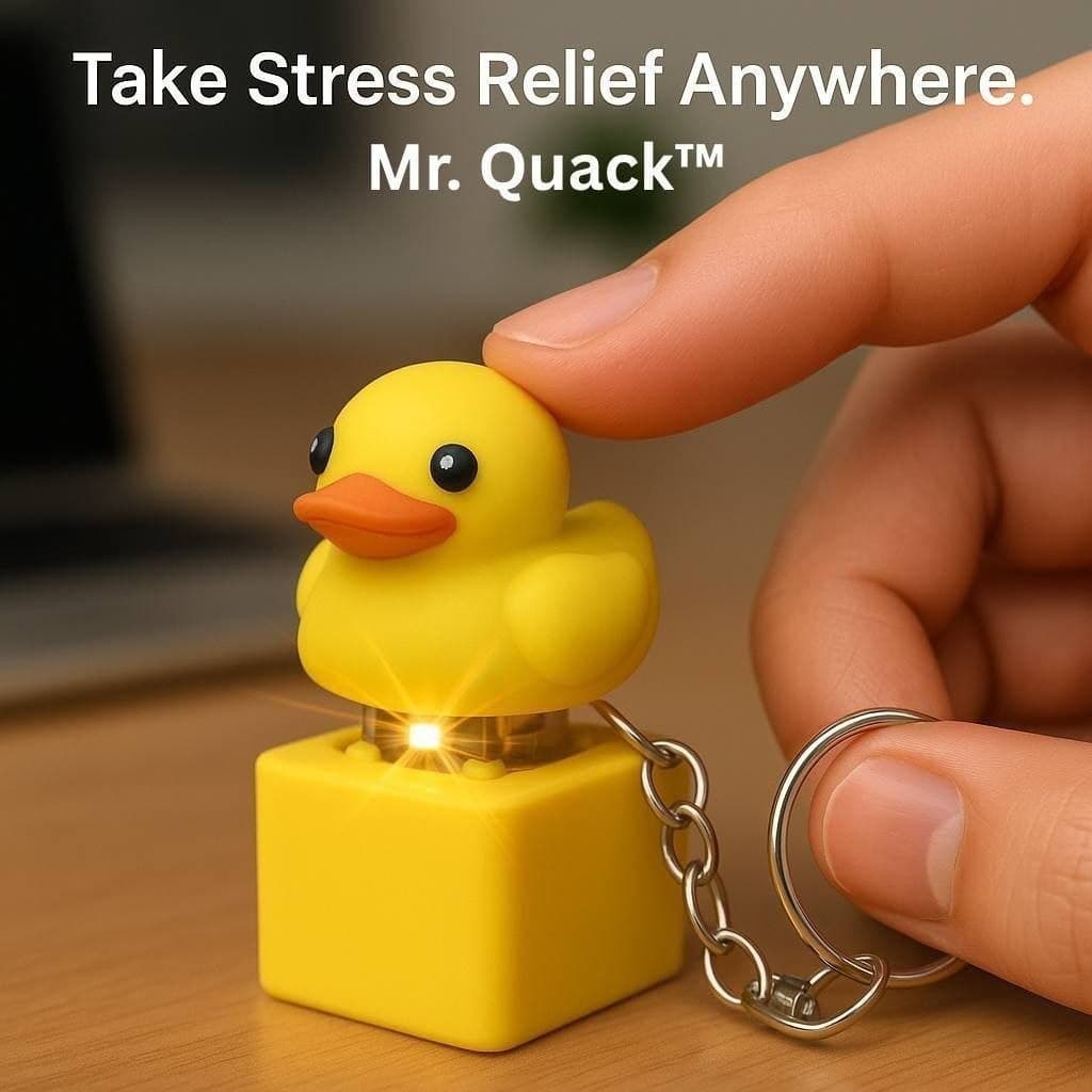 USB Light DUCK Keychain With Sound