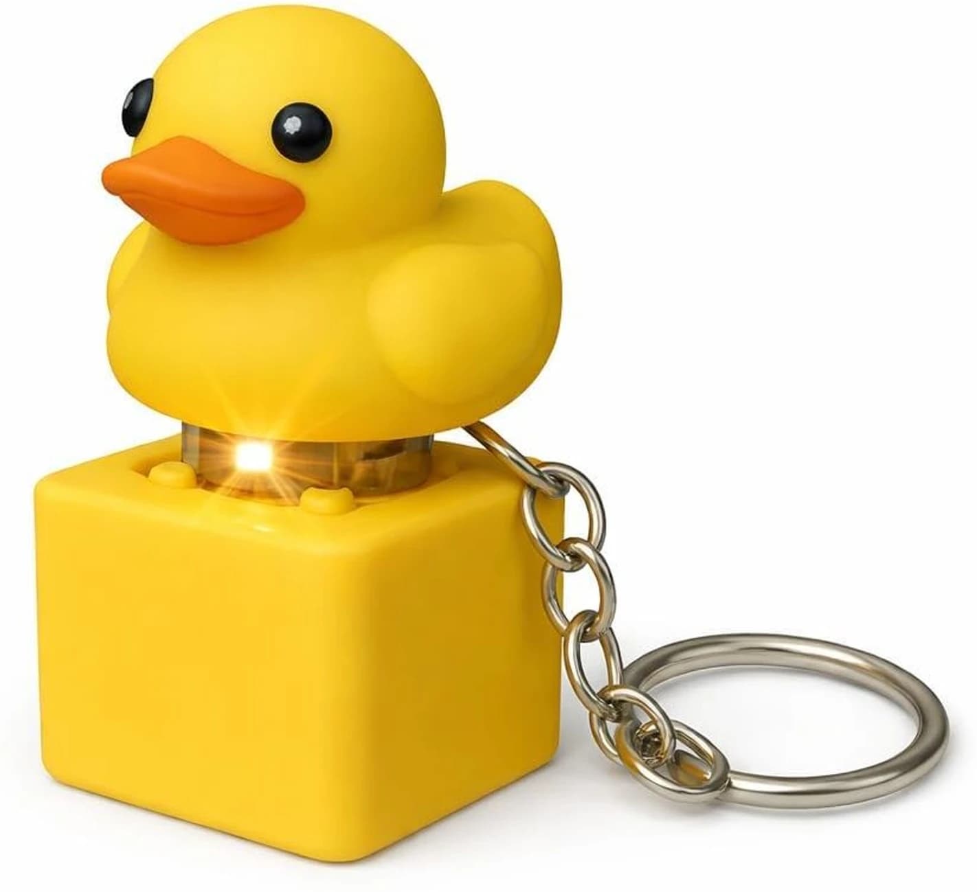 USB Light DUCK Keychain With Sound