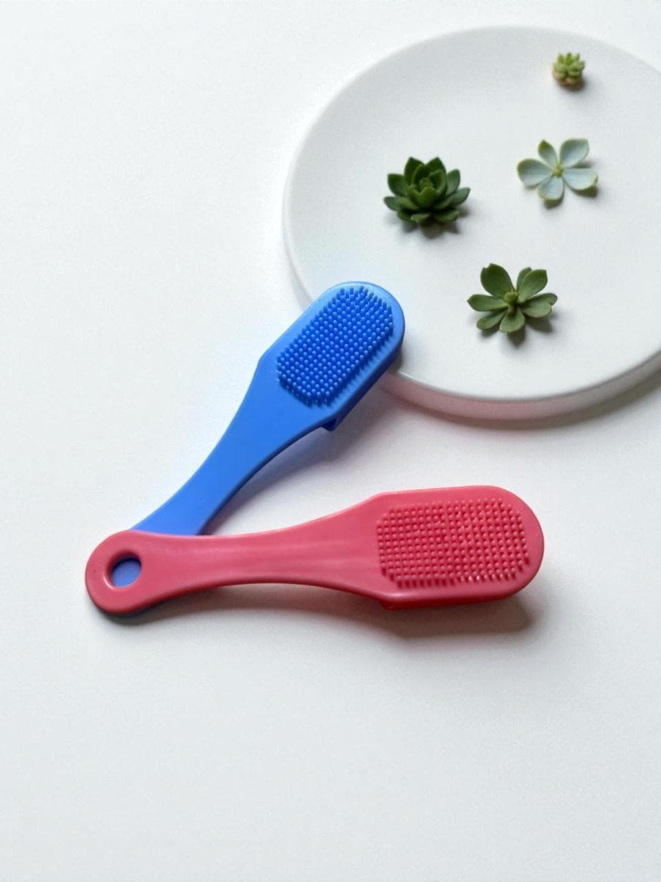 Silicone Face Finger Scrubber | Deep Cleansing Facial Brush PACK OF 2