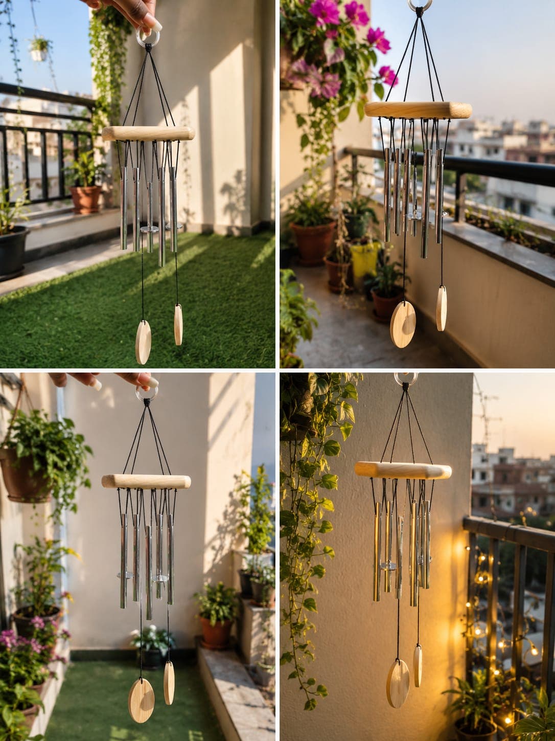Wind Chime Metal Wind Chime Wooden Wind Chime Balcony Wind Chime Outdoor Wind Chime Hanging Wind Chime Hanging Bell Decor