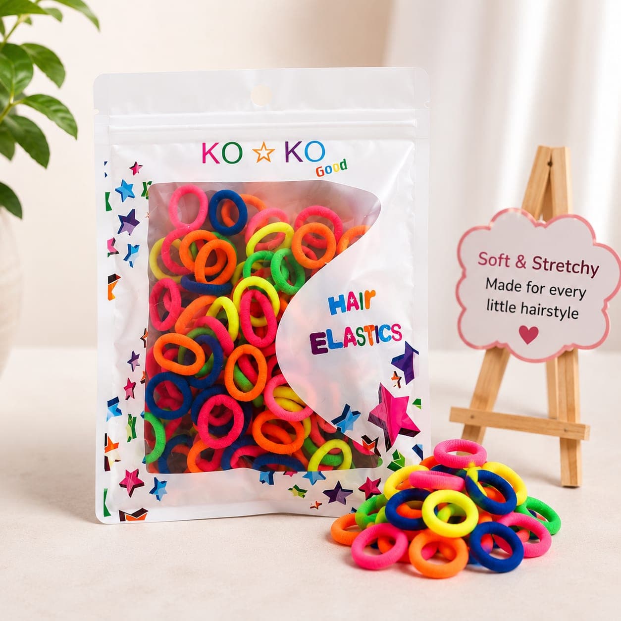 KOKO HAIR ELASTIC RUBEER BANDS